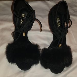 Michael Kors Rabbit Fur Heels